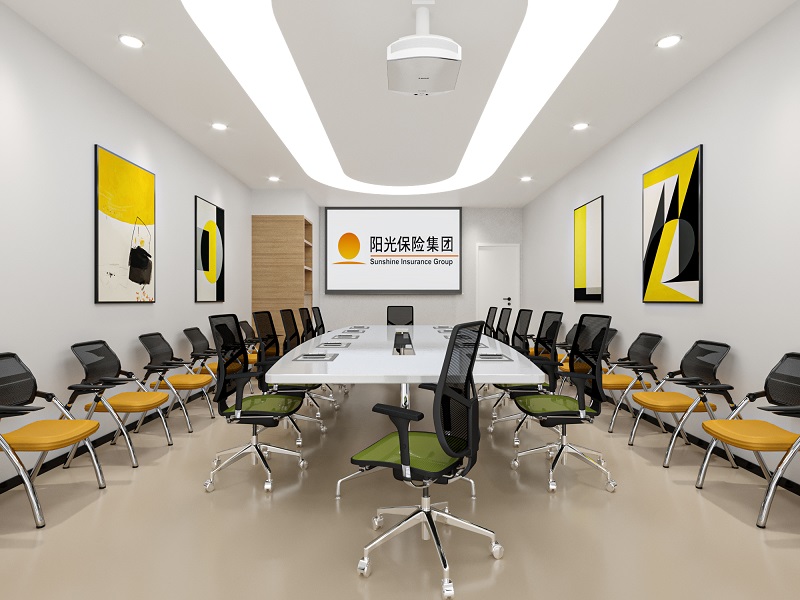 现代简约风格办公室装修装修设计效果图