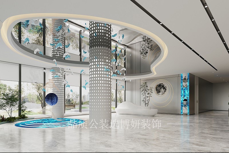 现代风格办公室装修设计效果图