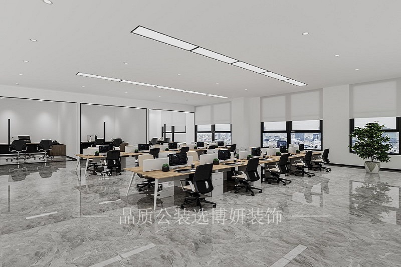 简约风格办公室装修设计效果图
