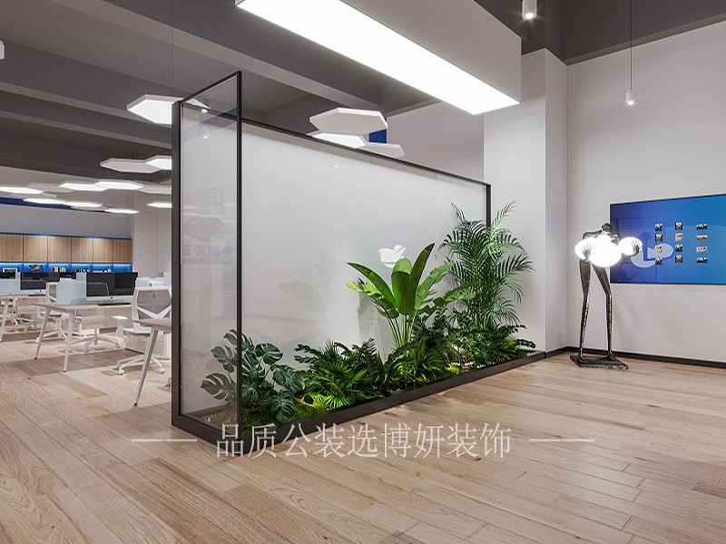 现代风格办公室装修设计效果图