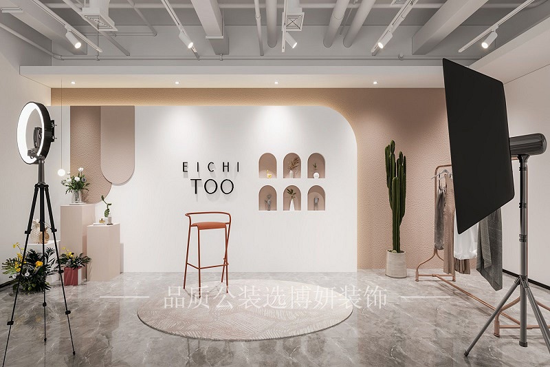 服装直播间装修设计效果图