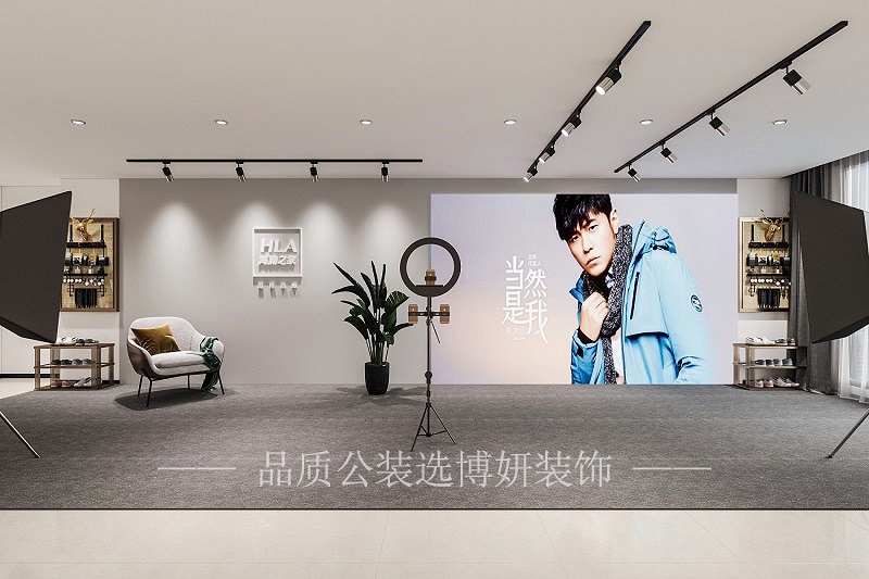 服装直播间装修设计效果图