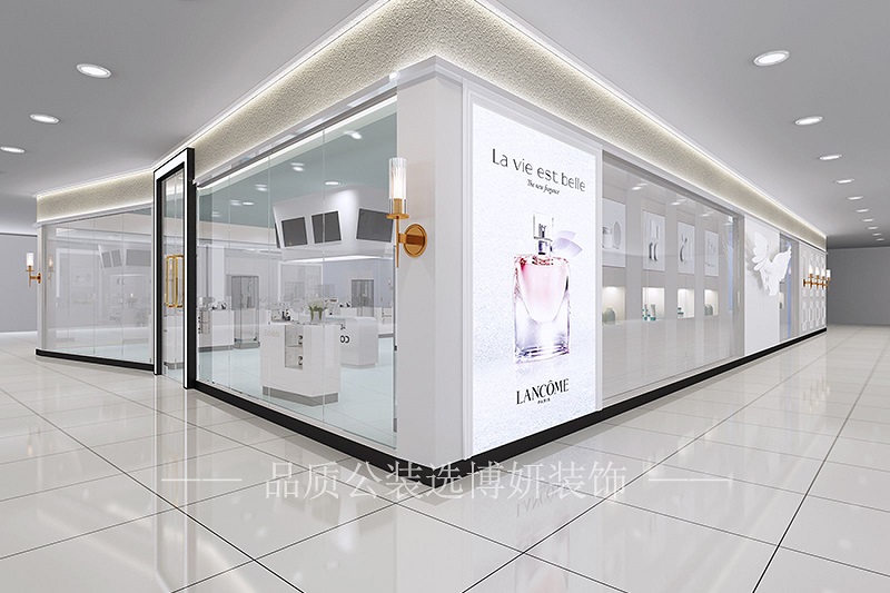 化妆品直播间装修设计效果图