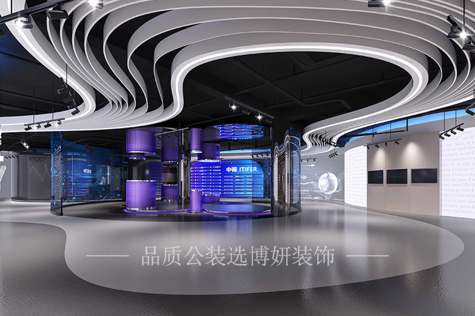 展厅装修效果图,展厅装修设计,展厅设计,昆明展厅装修,昆明展厅设计