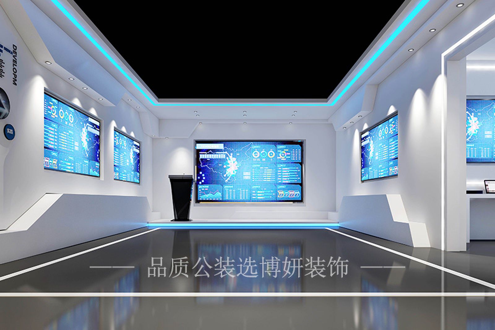 展厅装修效果图,展厅装修设计,展厅设计,昆明展厅装修,昆明展厅设计