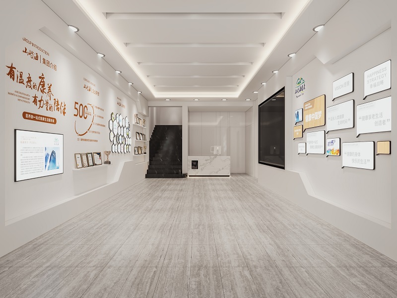 简约风格展厅装修效果图