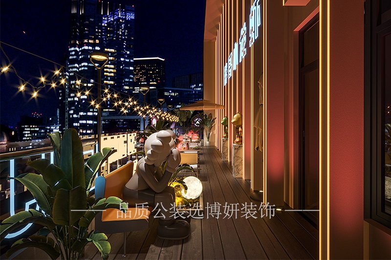 新中式风格龙虾馆装修设计效果图