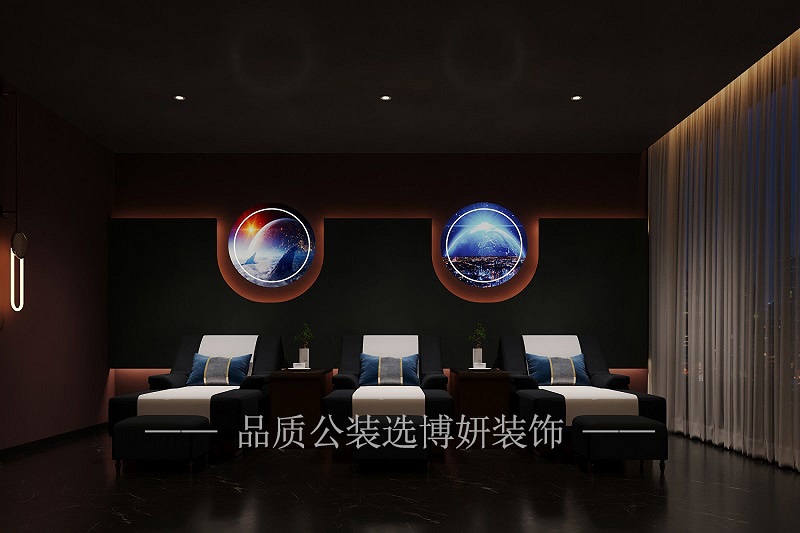 轻奢风格美容院装修设计效果图